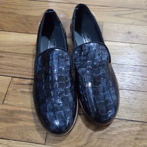 Venettini Crocodile Embpssed Loafers